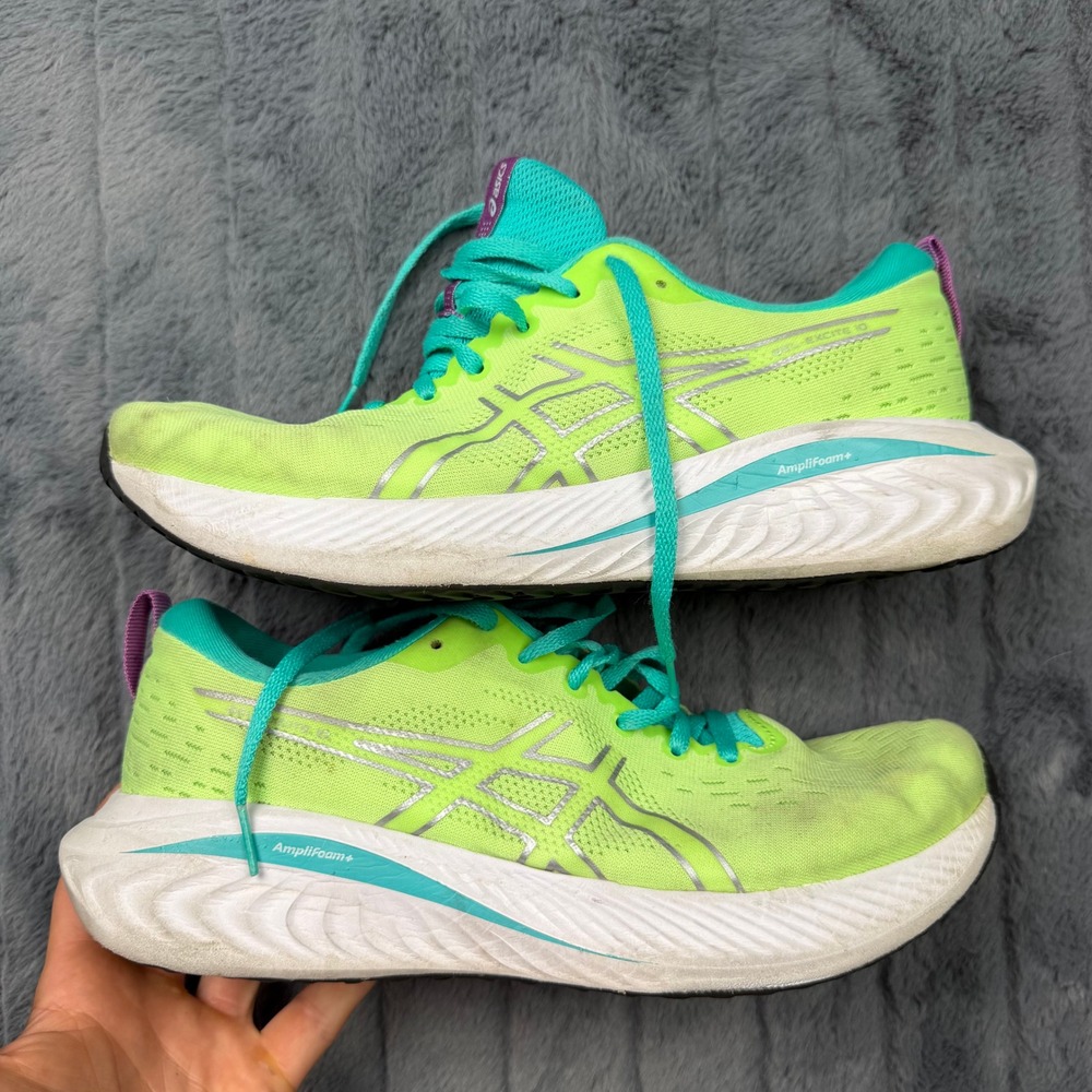 ASICS Gel-Excite 10 Womens Running Shoes Lime Green Teal 1012B418 Size 10